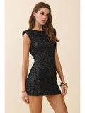Sequin Bodycon Mini - Greige Goods