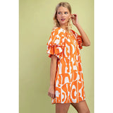 Geometric Print Dress - Greige Goods
