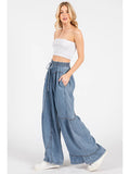 Western Wide Leg Pants - Greige Goods
