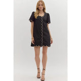 Solid Short Sleeve Mini - Greige Goods