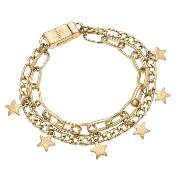 Wilder Star Chain Bracelet - Greige Goods