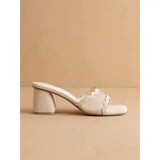 The Trina Heel - Greige Goods