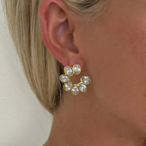 Serena Earrings - Greige Goods