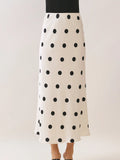 Polka Dot Maxi Skirt