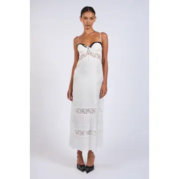 Double Back Midi Dress - Greige Goods