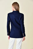 Crested Patch Blazer - Greige Goods