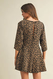 Leopard Print Flare Romper - Greige Goods