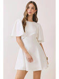 Flutter Sleeve Mini Dress