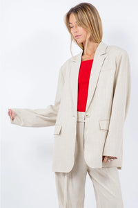 The Classic Blazer - Greige Goods