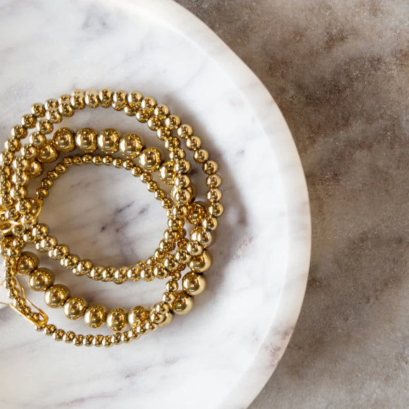Classic Gold Ball Bracelet - Greige Goods