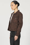 Ainsley Leopard Jacket - Greige Goods