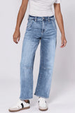 Lasso High Rise Cropped Jeans