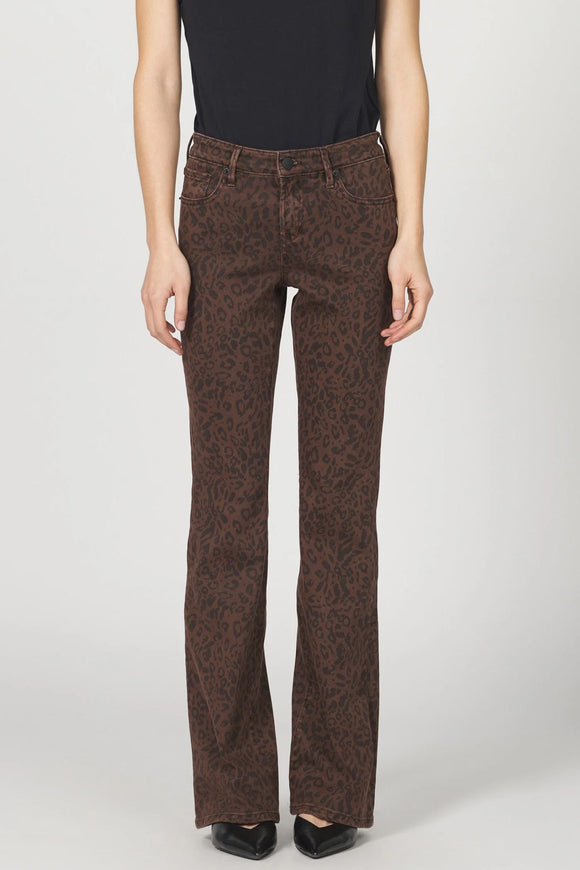 Leopard Jaxtyn Bootcut Jean - Greige Goods