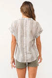 Cali Sage Stripe Shirt - Greige Goods