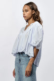 Lania Relaxed Blouse - Greige Goods