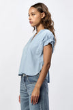 Julia Relax Fit Blouse - Greige Goods
