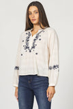 Ella Top - Greige Goods