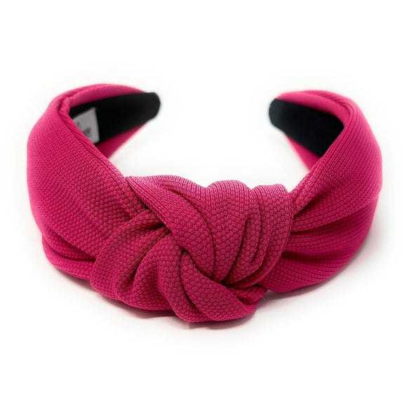 Fuchsia Knotted Headband - Greige Goods