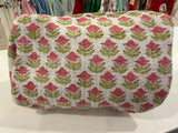 Quilted Print Make-up Bag