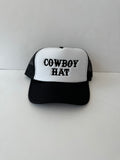 "Cowboy Hat" Trucker Hat - Greige Goods