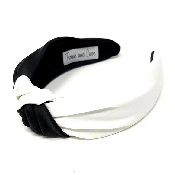 Black White Top Knitted Headband - Greige Goods