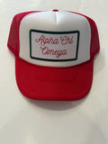 Sorority Patch Trucker Hat - Greige Goods