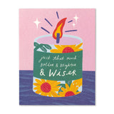 Bolder, Brighter, & Wiser Birthday Card