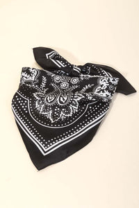 Paisley Design Square Scarf - Greige Goods