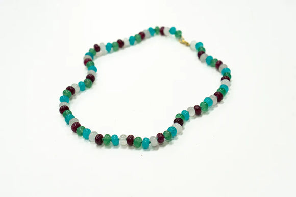 Clearwater Beaded Necklace - Greige Goods