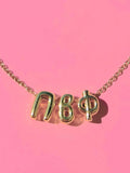 Sorority Bubble Necklace - Greige Goods