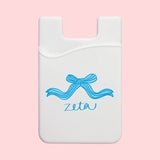 Sorority Bow Phone Wallet - Greige Goods