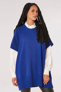 Mixed Panel Oversized Poncho - Greige Goods