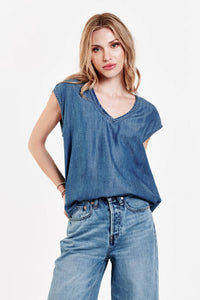 Yanis Tencel Top - Greige Goods