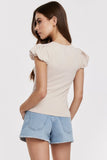The Kai Top - Greige Goods
