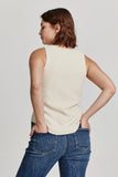 Cora Sleeveless Tank - Greige Goods