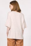 Catrina Short Sleeve Sweater - Greige Goods