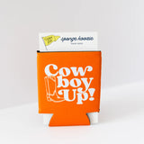 Cowboy Up Koozie - Greige Goods