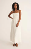 Bayside Linen Maxi Dress - Greige Goods