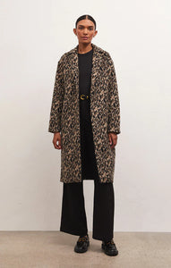 Dylan Animal Coat - Greige Goods