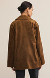 Decker Suede Chore Jacket - Greige Goods