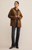 Decker Suede Chore Jacket - Greige Goods