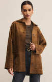 Decker Suede Chore Jacket - Greige Goods