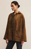 Decker Suede Chore Jacket - Greige Goods