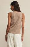 Elin Stripe Rib Tank - Greige Goods