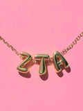 Sorority Bubble Necklace - Greige Goods