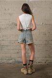 Denim Vest - Greige Goods