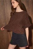 Coffe Shop Knit Top