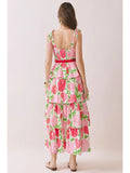 Floral Tiered Maxi Dress