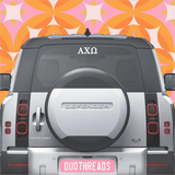 Sorority Car Decal - Greige Goods