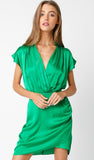Lexi Satin Dress - Greige Goods